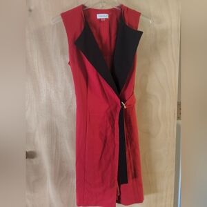 Vintage Calvin Klein 90s wrap dress, size 4